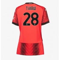 AC Milan Malick Thiaw #28 Domaci Dres za Ženska 2023-24 Kratak Rukav